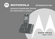 Motorola ME 4058 Serie Betriebsanleitung