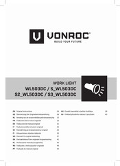 VONROC WL503DC Originalbetriebsanleitung