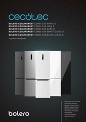cecotec BOLERO COOLMARKET COMBI 356 INOX D Bedienungsanleitung