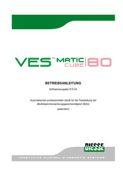 Diesse VES-MATIC CUBE 80 Betriebsanleitung