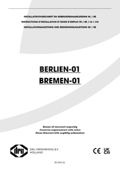 Dru Verwarming BERLIEN-01 Installationsanleitung Und Bedienungsanleitung