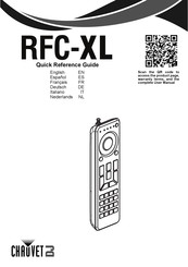 Chauvet DJ RFC-XL Kurzanleitung