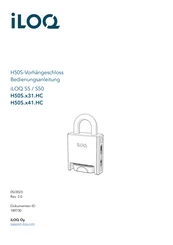 iLoq H50S 41.HC-Serie Bedienungsanleitung
