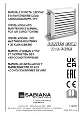 Sabiana JANUS F-ECM 64 Installations- Und Wartungsanleitung