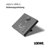 Loewe alphaTel 4000 A Bedienungsanleitung