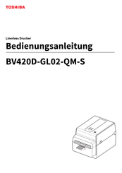 Toshiba BV420D-GL02-QM-S Bedienungsanleitung