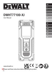DeWalt DWHT77100-XJ Bedienungsanleitung