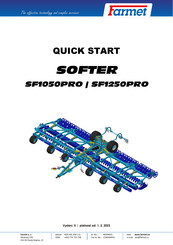 Farmet SOFTER SF1250PRO Kurzanleitung