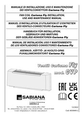 Sabiana Carisma Fly CVP Serie Installation, Gebrauch Und Wartung