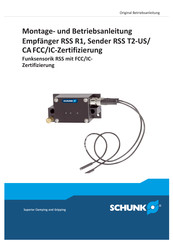 SCHUNK RSS T2-US Montage- Und Betriebsanleitung