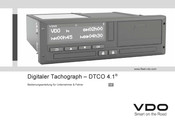 VDO DTCO 4.1 Bedienungsanleitung