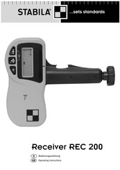 Stabila Receiver REC 200 Bedienungsanleitung