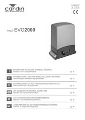 Cardin EVO2000 Gebrauchs- Und Programmierungsanleitung