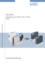 bürkert 8741 Austauschanleitung