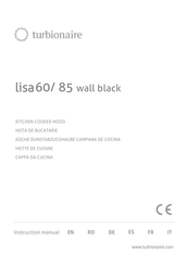 turbionaire lisa60 wall black Bedienungsanleitung