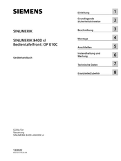 Siemens OP 010C Gerätehandbuch