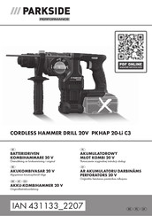 Parkside Performance PKHAP 20-Li C3 Originalbetriebsanleitung