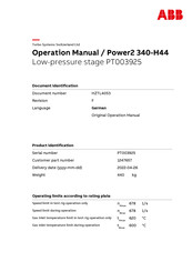 ABB Power2 340-H44 Bedienungsanleitung