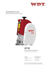 WDT 0481-26000 Betriebsanleitung