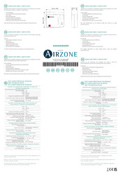 Airzone AZAI6KNX Serie Kurzanleitung