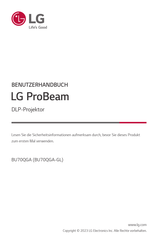 LG ProBeam BU70QGA-GL Benutzerhandbuch