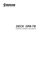Stardom DECK DR8-TB Bedienungsanleitung
