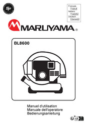 maruyama BL8600 Bedienungsanleitung