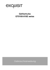 exquisit GT5100-010E weiss Gebrauchsanweisung