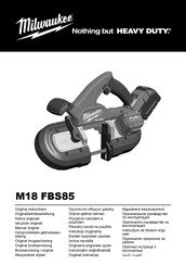 Milwaukee M18 FBS85 Originalbetriebsanleitung