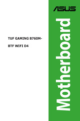 Asus TUF GAMING B760M-BTF WIFI D4 Bedienungsanleitung