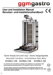 GGMgastro DOBK3-SB Benutzer- Und Installationshandbuch