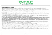 V-TAC 7935 Bedienungsanleitung