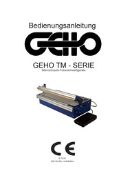 Geho TM 800 D Bedienungsanleitung