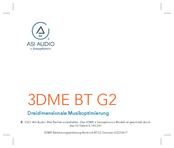 ASI Audio 3DME BT G2 Bedienungsanleitung