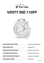 Pur Line VENTY IND 110PP Anleitung