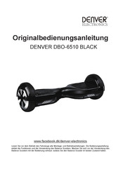 Denver DBO-6510 Original Bedienungsanleitung