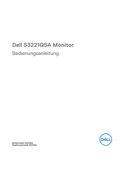 Dell S3221QSc Bedienungsanleitung