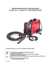 D+L Cut60 HF WELDMEISTER Bedienungsanleitung