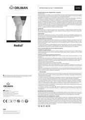 orliman Rodisil 8106 Gebrauchs- Und Pflegeanleitung