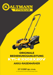Kaltmann TITANIUM KTI-K3302X20V Originale Bedienungsanleitung