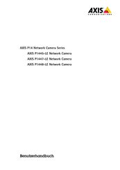 Axis Communications P14 Serie Benutzerhandbuch