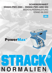 Strack PowerMax SN5650-PMO-0260-V04 Bedienungsanleitung