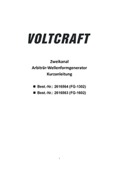 VOLTCRAFT 2616564 Kurzanleitung