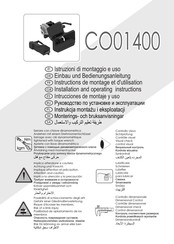 V. Orlandi CO01400 Einbau- Und Bedienungsanleitung