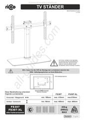 RICOO FS307-XL Montageanleitung