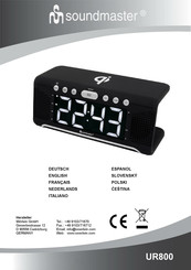 SOUNDMASTER UR800SW Bedienungsanleitung