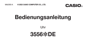 Casio 3556-DE Bedienungsanleitung