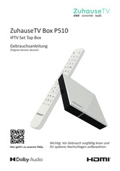 ZuhauseTV Box P510 Gebrauchsanleitung