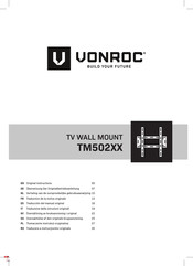 VONROC TM502XX Bersetzung Der Originalbetriebsanleitung
