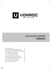 VONROC CD820AA Bersetzung Der Originalbetriebsanleitung